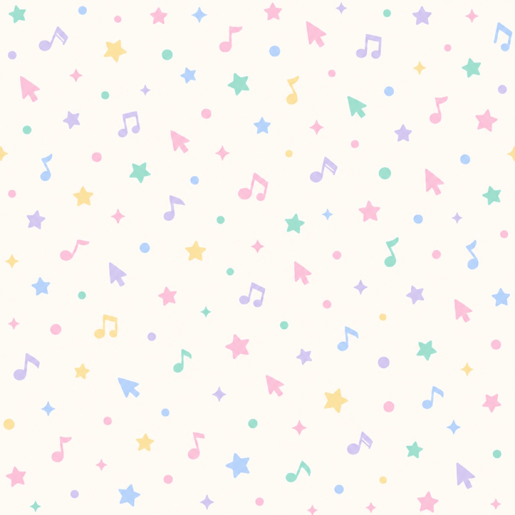 光标与音符 · 连续纹样
